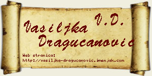 Vasiljka Dragucanović vizit kartica